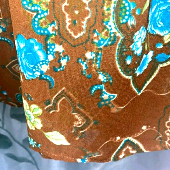 BOHO/SHABBY-CHIC MAXI FLORAL SKT SZ M - Picture 5 of 10